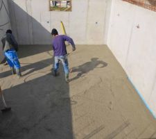 Béton du sous sol