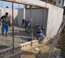 Béton du sous sol