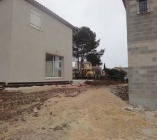 Terrassement du terrain / Remise en forme