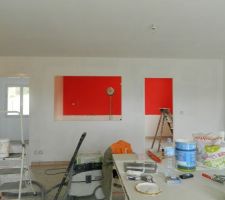 Début des peintures: sous couche