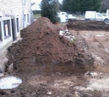 Terrassement pour la géothermie.