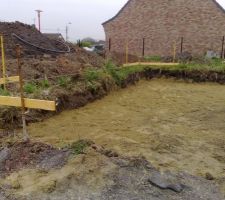 Terrassement pour les fondations