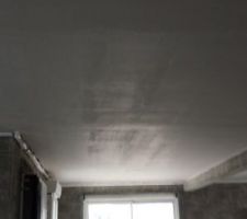 Plafond du rez-de-chaussée en plâtre traditionnel