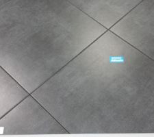 Carrelage de notre salle de bain