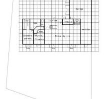 Implantation de la maison sur le terrain