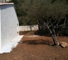 Remise en place des terres / drain / ballast protection