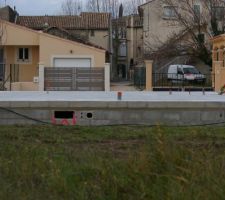 Après 15 jours de travaux, on passe au séchage pour un mois !