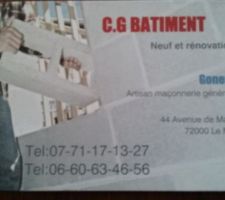 Carte des ouvriers