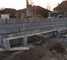 Murs du garage fa&ccedil;ade nord