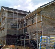 Echafaudages pour le cr&eacute;pis