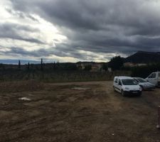 Vu de la maison sur les vignes