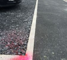 L'une des dernières bornes qu'il manquait pour commencer la construction.