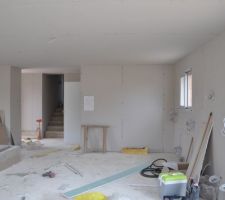Emplacement de la future cuisine
