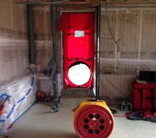 Test d'étanchéité au blowerdoor