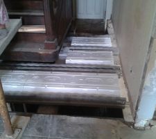 Isolation du plancher.