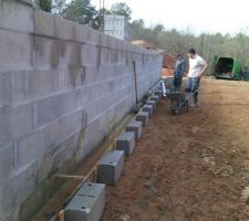 Fabrication de la cunette