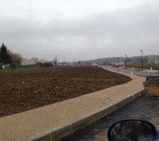 Photo de notre terrain viabilis&eacute; :-)