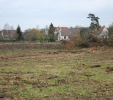 Bornage terrain, vue de profil