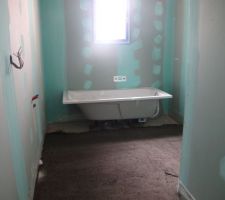 Chape de ravoirage - côté baignoire