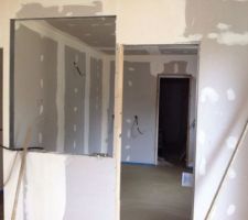 Chape dans la cuisine