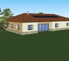 Vue numérique depuis le Sud-Ouest