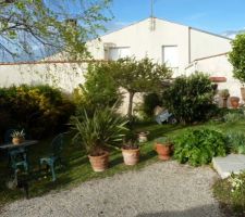 Jardin devant la maison