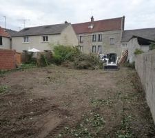 1er we de nettoyage et defrichement - oct 2009