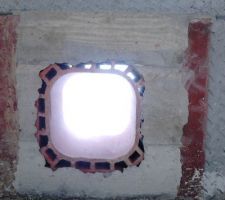 Boisseau pour conduit du poele, passage en dalle toiture plate