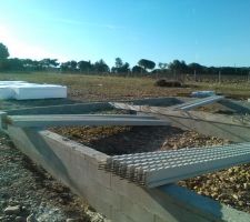 Pr&eacute;paration dalle.