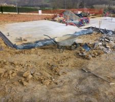 Enlèvement des gravats de béton