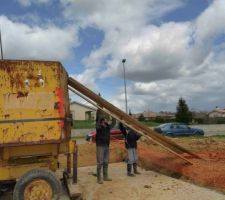 Evacuation du paveur pour délestage