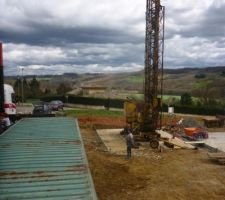 Arrivée du container