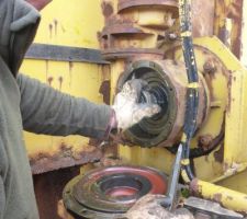 Casse de l'axe principal des tambours