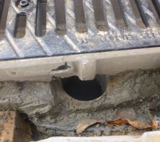 Mise en place des caniveaux