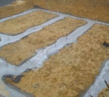 Coulages des fondations un jour apr&egrave;s le terrassement