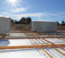 Isolation et ferraillage de la dalle
