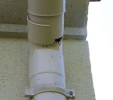 Goutière cassée!!!