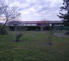 La maison sera implant&eacute;e en limite de propri&egrave;t&eacute; au fond de cette parcelle.