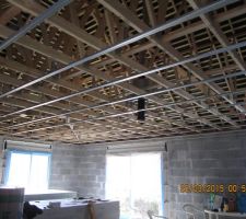 Rail plafond termin&eacute;