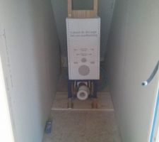 WC suspendu etage