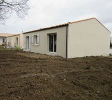 Façade arrière (depuis le jardin)