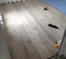 Parquet chambre parents et dressing