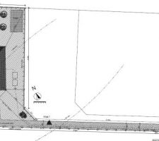 Implantation de la maison sur le terrain