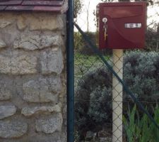 Installation  de  la  bo&icirc;te  &agrave;  lettres