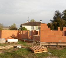 La maison commence à prendre forme