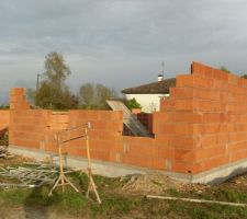 La maison commence à prendre forme