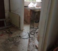 Trancher du couloir &agrave; l &eacute;vier