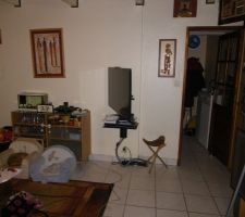 Installation TV au mur