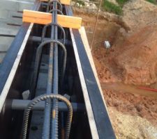 Coffrage linteaux porte de garage