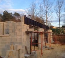 Coffrage linteaux porte de garage